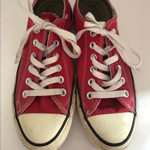 Red Converse All Star Shoes